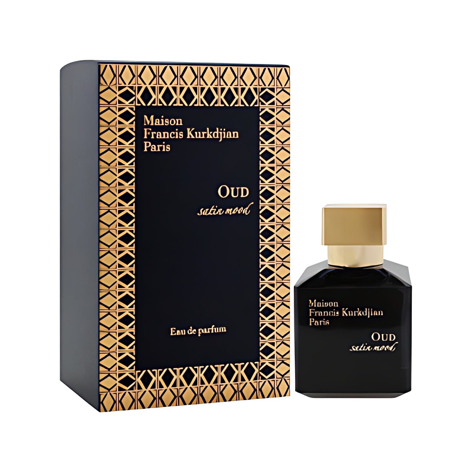 Maison Francis Kurkdjian Oud Satin Mood Eau De Parfum Spray, Vanilla Scented Amber Accord, 2.4 Fl Oz